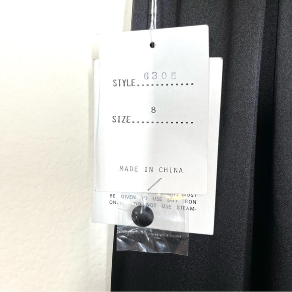 Spenser Jeremy | Vintage Deadstock Black 100% Silk Skirt - Picture 12 of 16